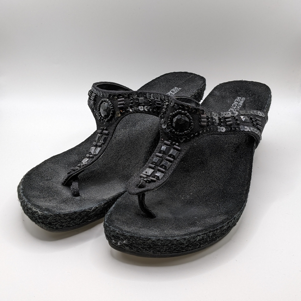 Kenneth Cole Reaction Sandals | Black Slides I Size 10